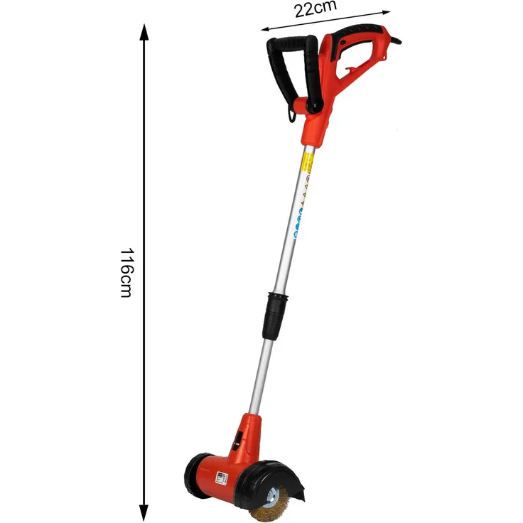 Grafner Elektro Unkrautfugenbürste inkl. 2 Fugenbürsten 400 Watt Fugenreiniger – Bild 2