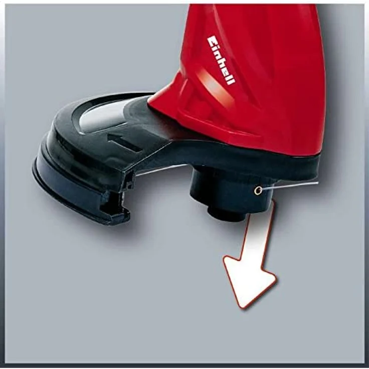 Einhell Elektro Rasentrimmer GC-ET 2522 (250 Watt, Schnittbreite 22 cm, Fadenlänge 60 cm, Umdrehungen Fadenspule 12000 min-1), Drehzahl 12000 U-min – Bild 2