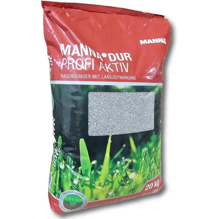 Manna Dur Profi Aktiv Rasendünger mit Langzeitwirkung, 20 kg