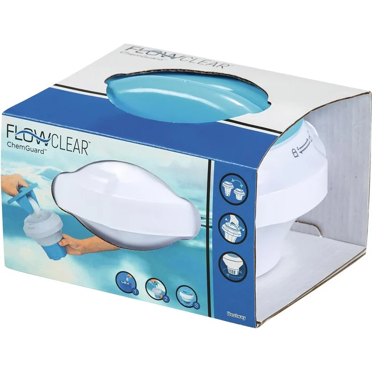 Bestway Flowclear™ Dosierschwimmer mit ChemGuard Schutzhandschuh – Bild 3
