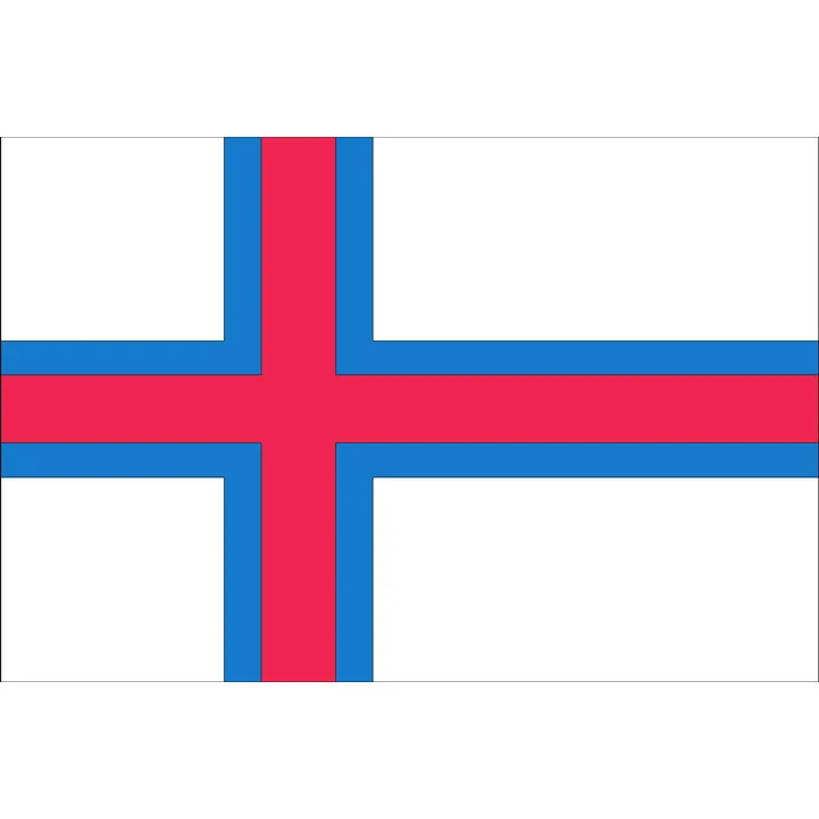 Flagge Färöer Inseln 110 g/m² ca. 120 x 200 cm