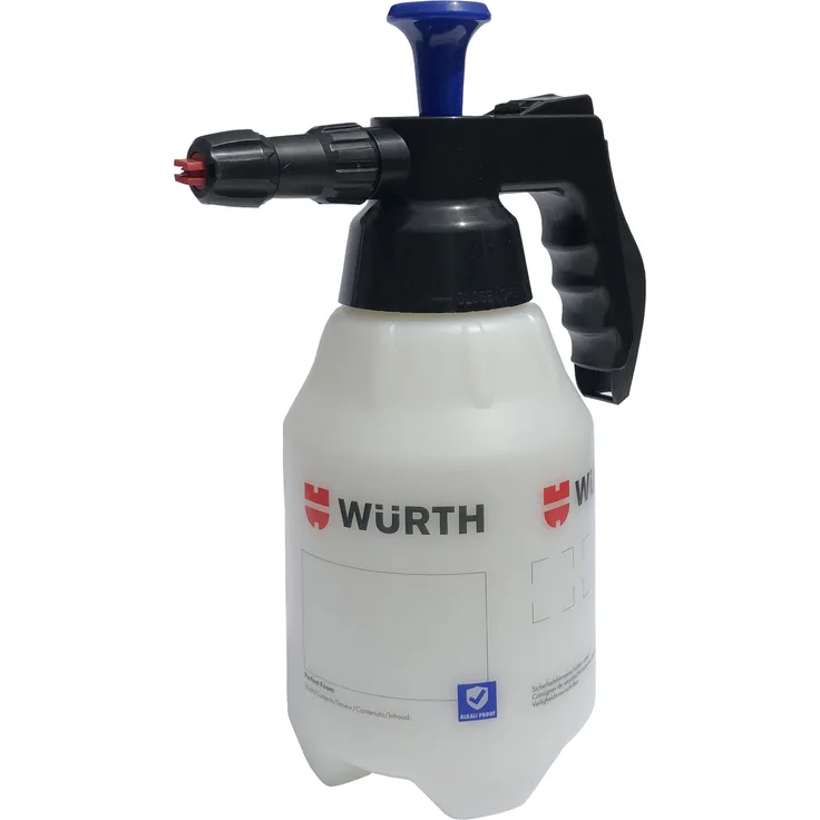 Würth Schaum Pumpsprühflasche 1,5 Liter Drucksprüher Pumpflasche Handsprüher Pumpsprüher Reinigungssprüher Schaumpistole - Preisvergleich