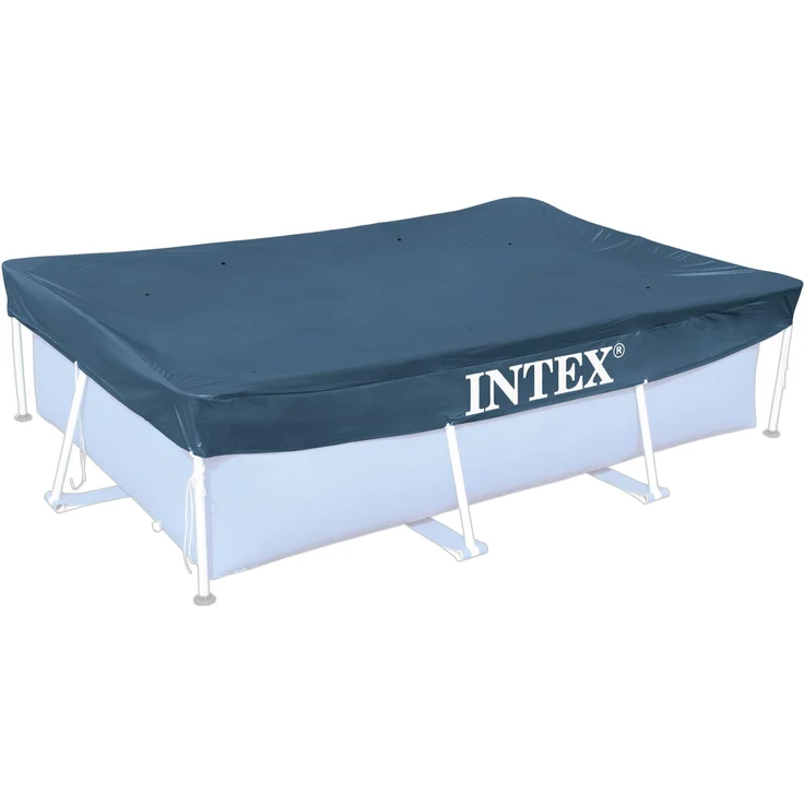 Intex 28038 300x200 cm Poolabdeckung Abdeckplane rechtecking Überhang 20 cm – Bild 2