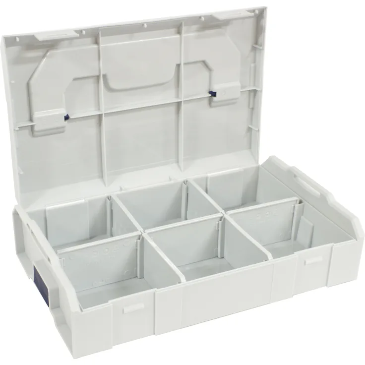 GOTOOLS Systemkoffer L-Boxx Mini grau Kleinsortiment-Box GT81500