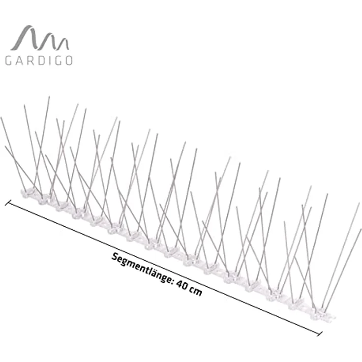 Gardigo Bird Repellent Spikes Taubenabwehr-Spikes Funktionsart Abschreckung 10St. – Bild 2