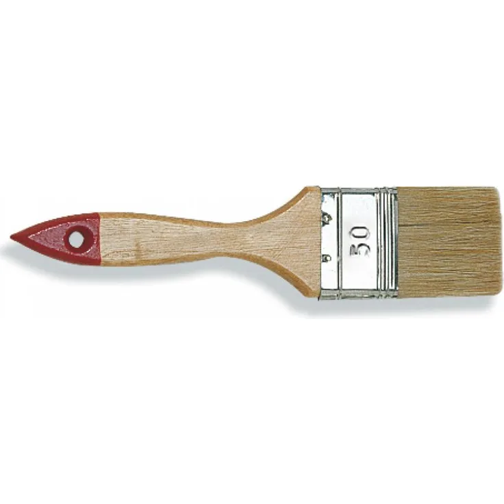Pinsel Flachpinsel 60mm Malerpinsel Lackpinsel Chinaborsten Holzstiel