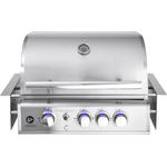 Allgrill Top-Line Chef M Built-In Gasgrill Einbaugrill Edelstahl Air System 3 Brenner/Backburner