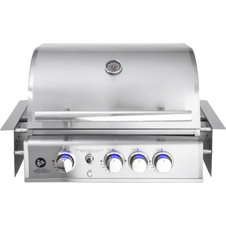 Allgrill Top-Line Chef M Built-In Gasgrill Einbaugrill Edelstahl Air System 3 Brenner/Backburner