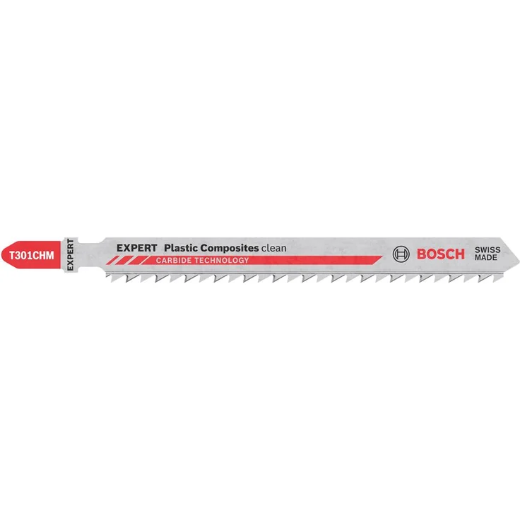 Bosch Stichsägeblatt Plastic Composites T301CHM Gesamtlänge 117 mm Zahnteilung 3,3 mm – Bild 1