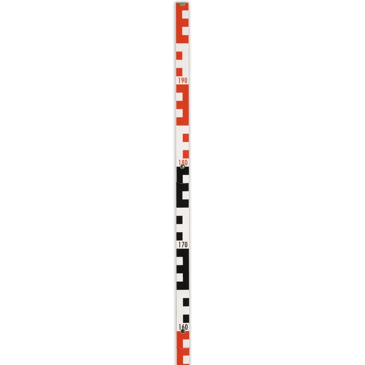STABILA Zollstock Type 1407 GEO, 2 m, weiß, Geo-Skalierung / metrische Skala, Winkelfunktion, Meterstab aus PEFC-zertifiziertem Holz, Stahlblechgelenke mit integrierter Stahlfeder – Bild 2