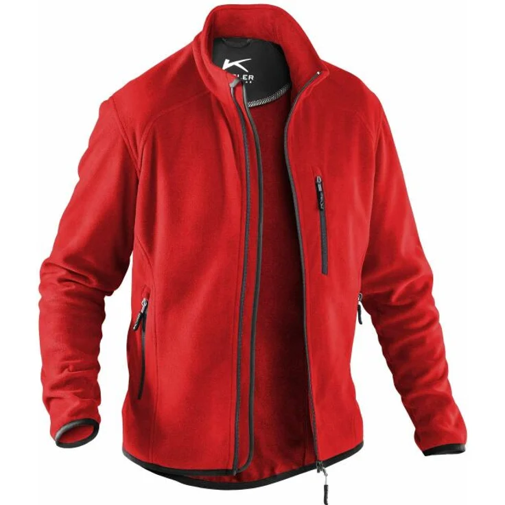 Kübler Fleecejacke, mittelrot, M 12425369 – Bild 1