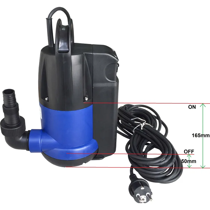 CHM GmbH Tauchpumpe QSB-400 C, integrierter Schwimmwerschalter Tauchpumpe