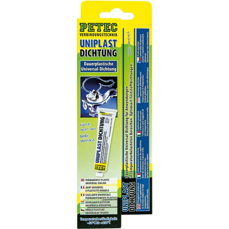 Petec 97510 Dauerplastische Universaldichtung UNIPLAST blau - 80ml Tube
