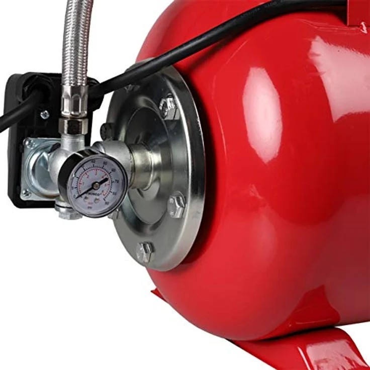 Walter Werkzeuge ZXJP1200 inox-C Edelstahl Hauswasserwerk 1.200 Watt 3.800 l/h Bewässerung max. Förderhöhe 46 m max. Förderdruck 4,6 bar max. Ansaughöhe 8 m Kesselinhalt 19 Liter – Bild 4