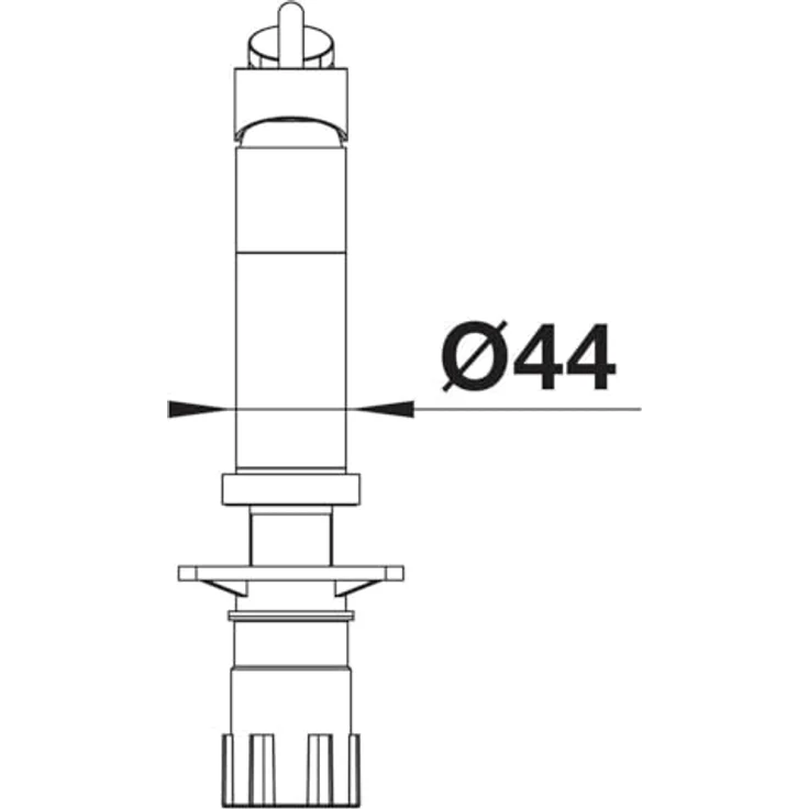 Blanco KANO-S-F VARIO Niederdruck Küchenarmatur, ausziehbarer Brauseschlauch, schwenkbarer Auslauf, Chrom – Bild 4