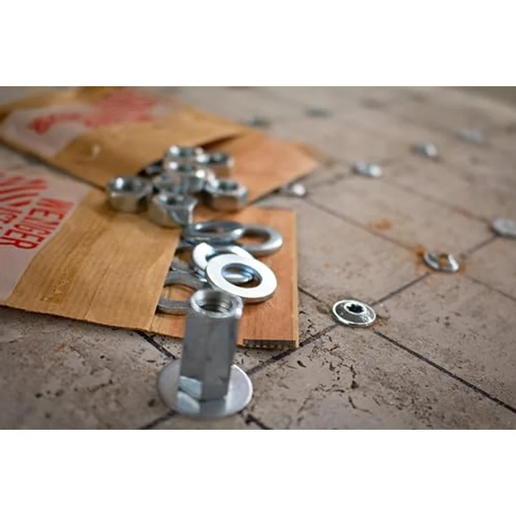 TOX Unterlegscheiben 8,4 mm, verzinkt, DIN 125, Schutz vor Beschädigungen, viele Anwendungsmöglichkeiten, 10 Stück, recycelbare Papierverpackung – Bild 4