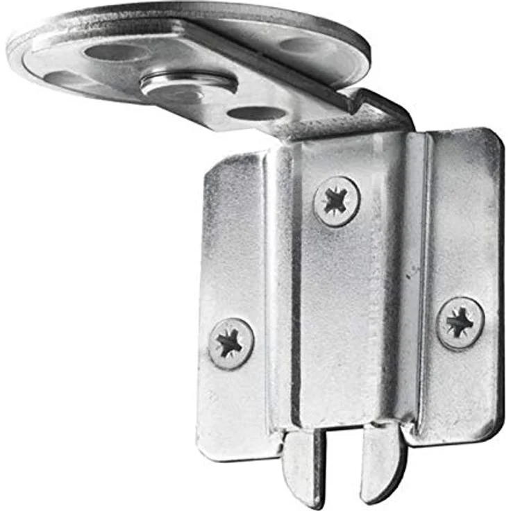 SO-TECH® Möbelbeschlag Tisch- und Blendenverbinder CLICK CATCH 90°, schwenkbar 360°, verzinkter Stahl, 1 St – Bild 1