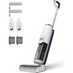 Tineco iFLOOR 5 Breeze Complete Nass Trockensauger, Kabellos mit Dreifacher Batterielebensdauer, Selbstreinigung, Blau