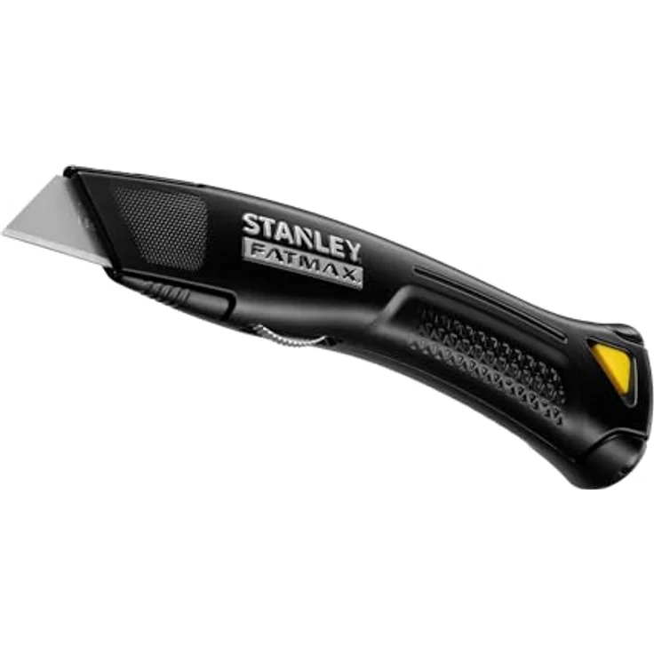 STANLEY FMHT10500-0, Cuttermesser mit feststehender Klinge, schwarz, inkl. 2 Trapezklingen und 1 Hakenklinge, ergonomisches Design für professionelle Anwendungen – Bild 6