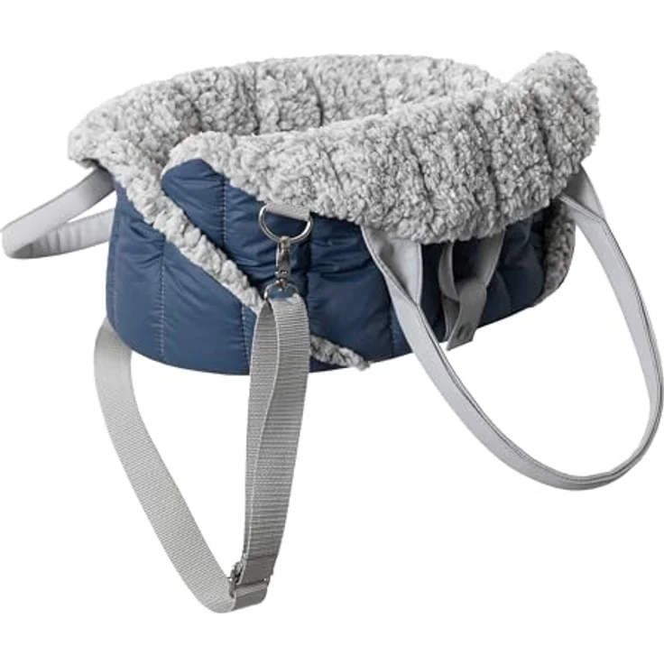 Hobbydog Sea Shell, Hundetransporttasche mit Autositz- und Bettfunktion, wind- und wasserabweisend, grau – Bild 4