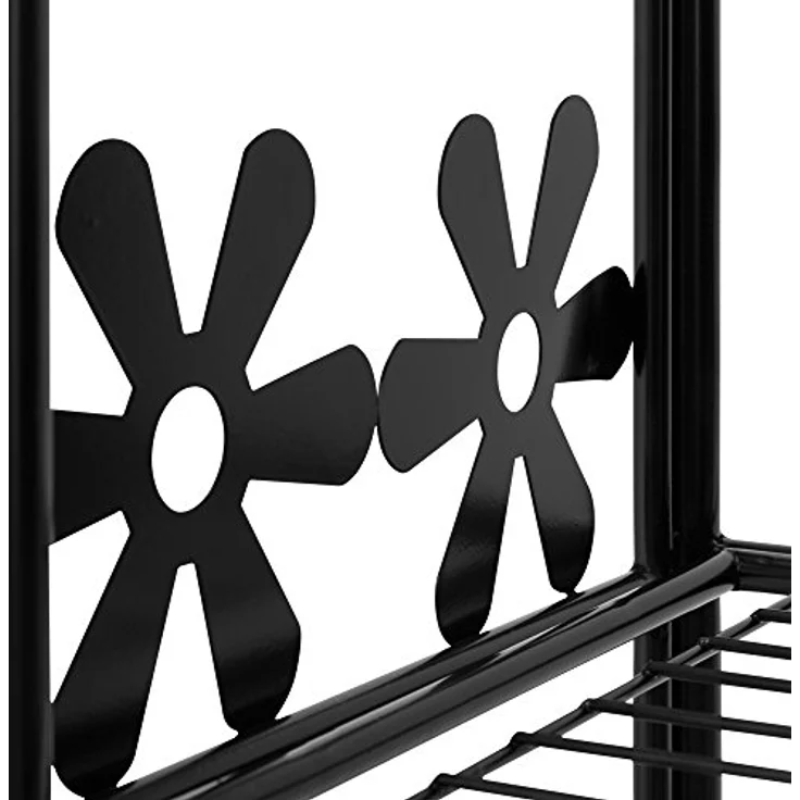 Deuba Blumenregal Metall Outdoor Indoor Garten Blumenständer Pflanzenständer Blumentreppe Gartenregal – Bild 5