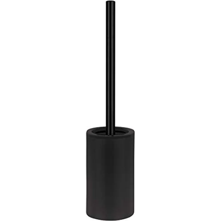 Spirella Tube WC Bürste Toilettenbürste Klobürste WC Garnitur aus Porzellan matt schwarz – Bild 1