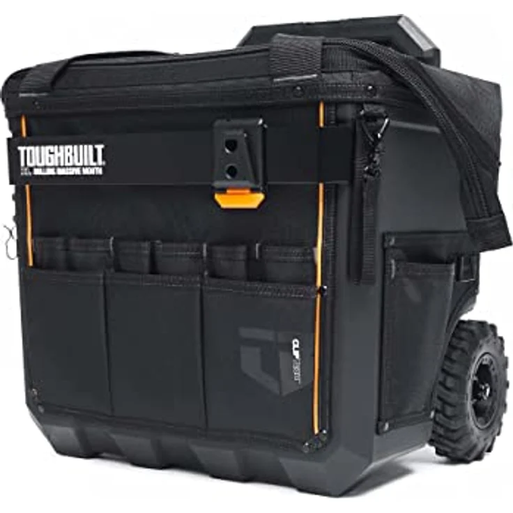 ToughBuilt CT-61-18 Rolltasche mit massiver Öffnung, 450 mm, robust und wasserfest, Schwarz – Bild 1
