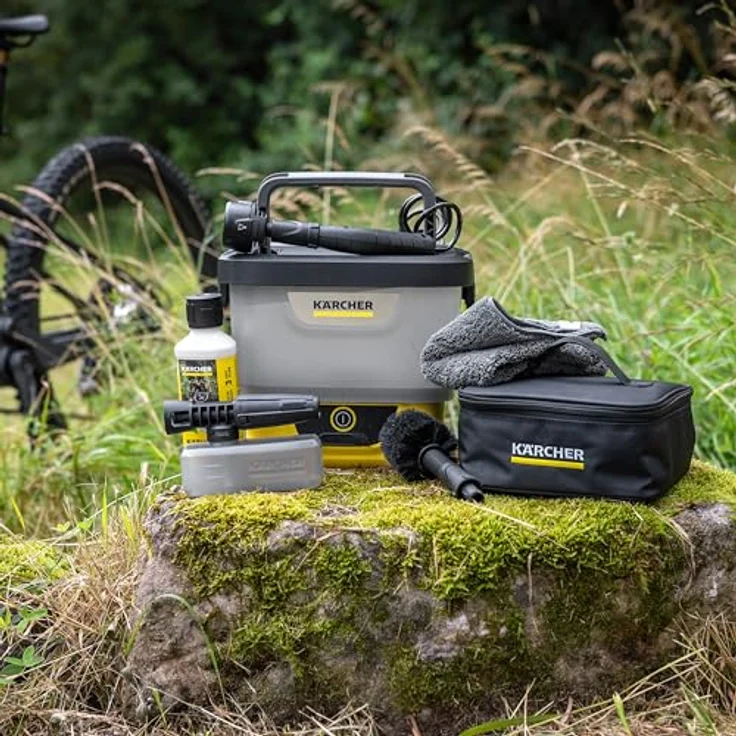 Kärcher Hochdruckreiniger Mobile Outdoor Cleaner OC 4 + Bike Kit, Akkubetrieb mit 8L Wassertank und Lithium-Ionen-Akku, kompakt und mobil – Bild 9