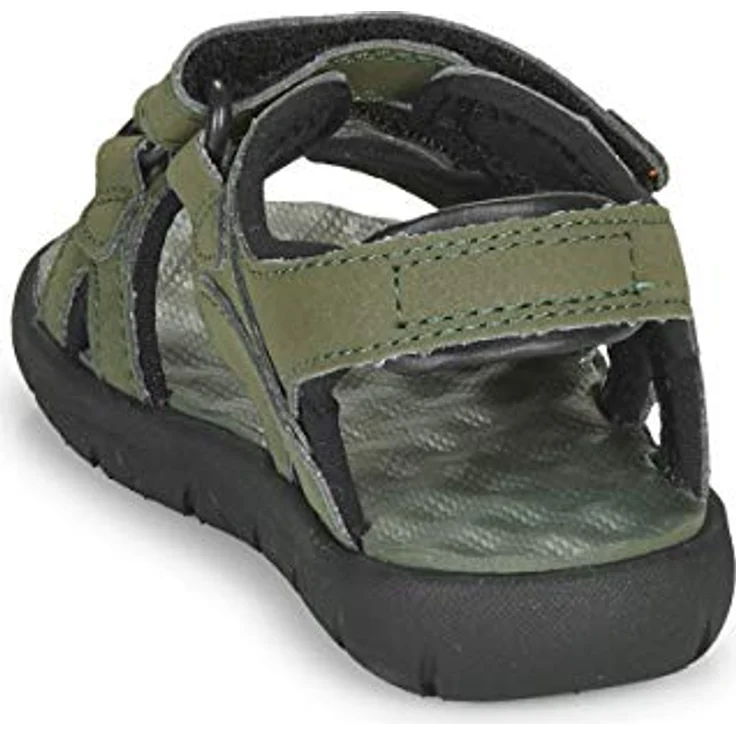 Timberland Kid's Perkins Row 2-Strap Sandal, Unisex, Sicherheitssandalen mit zwei Klettverschlüssen, Grün, (28) – Bild 5