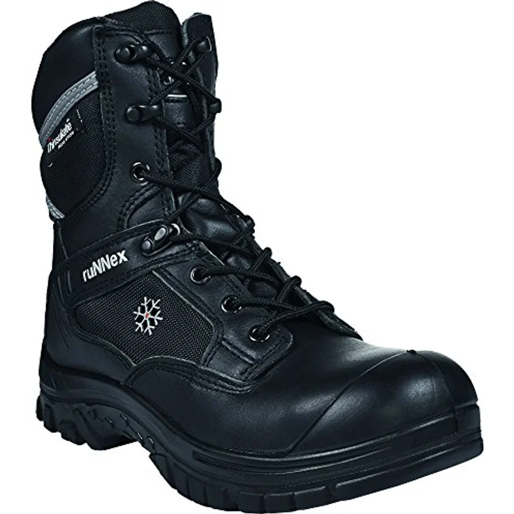 ruNNex RUNNEX® S3-Winter-Sicherheitsschnürstiefel SpecialStar, Schwarz, mit Thinsulate® Isolierung, SRC rutschhemmend, für Industrie und Handwerk, Größe 38-48 – Bild 1