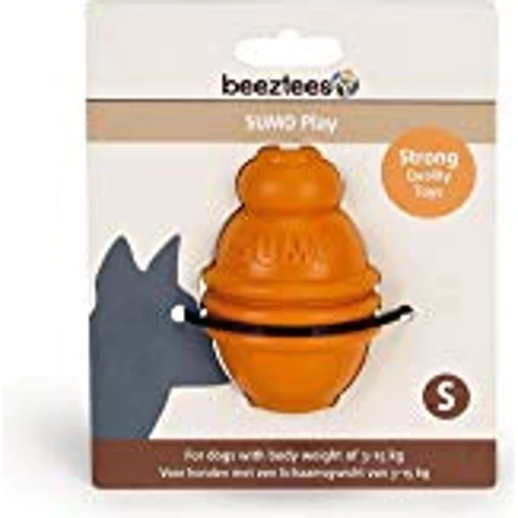 Beeztees Sumo Play L: 6 cm B: 6 cm H: 8 cm S orange – Bild 2
