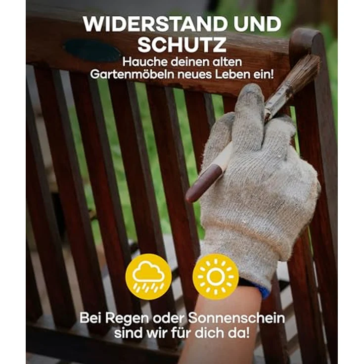 Plid® Holzöl Pflegeöl Holzschutz Imprägnieröl Gartenmöbel Teakholzöl Holzlasur Holzschutzöl Holzpflegeöl Holz Öl Außen Farblos 2l – Bild 2
