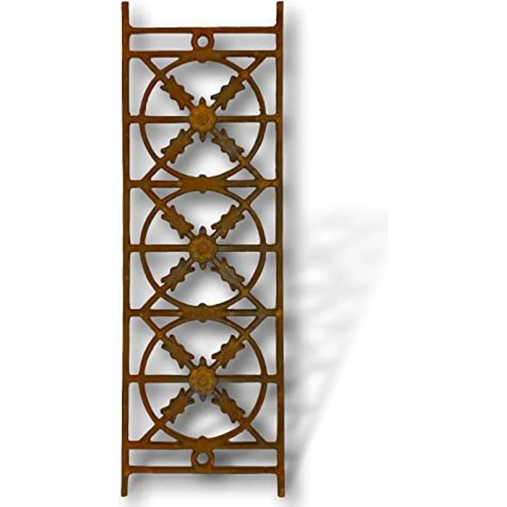 Eisengitter Balustrade Blumenkastenhalter Gitter Fenstergitter Eisen Antik-Stil Eisenfenster Stallfenster Rankhilfe Rankgitter Garten