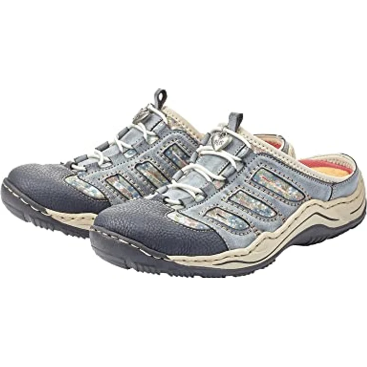 Rieker L0555-16 Clog, Sicherheitssandalen in Blau, Größe 38 – Bild 7