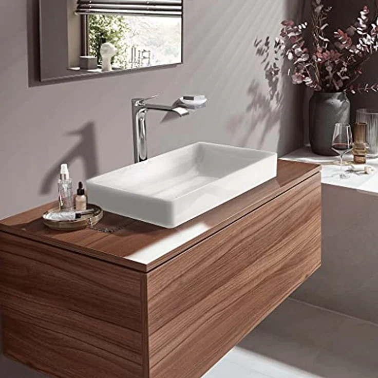 Hansgrohe Vivenis Spültischarmatur, ComfortZone 250, Keramikmischsystem, Strahlart WaterfallStream, EcoSmart, Anschlussart G 3/8 – Bild 2