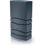 Prosperplast Wasserfass Aqua Tower 350L, Maße (mm) 775x383x1350, anthrazit, Kunststoff Spülkasten, regenwasserkasten, aus der Aqua Tower Kollektion