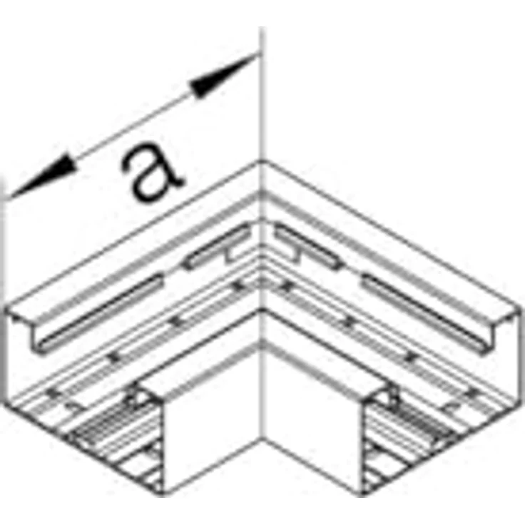 Tehalit Flachwinkel BR6510059016, Winkelmesser aus halogenfreiem PVC, 100 mm breit, klassisches Verkehrsweiss, temperaturbeständig von -5 bis 60 °C – Bild 2