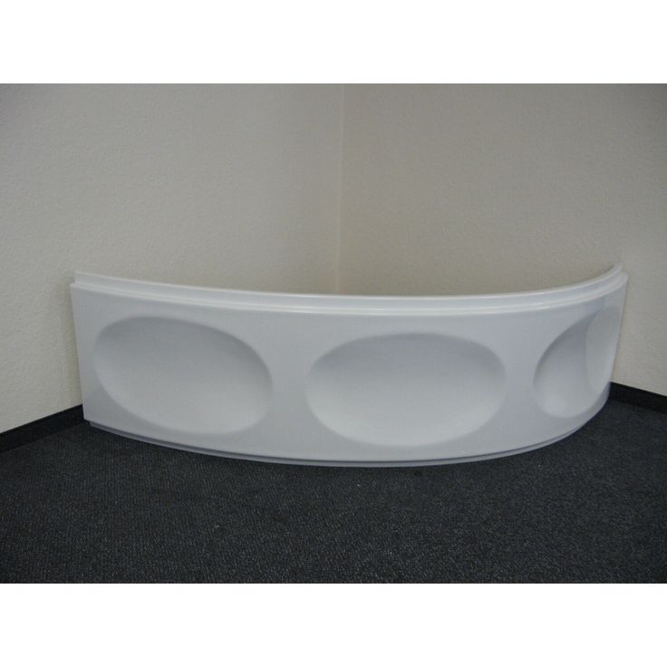 Ottofond Schürze zu Badewanne 'Salinas Modell A' weiß 202 x 50,5 x 3 cm - Sanitäracryl, einfache Montage, pflegeleichte Oberfläche