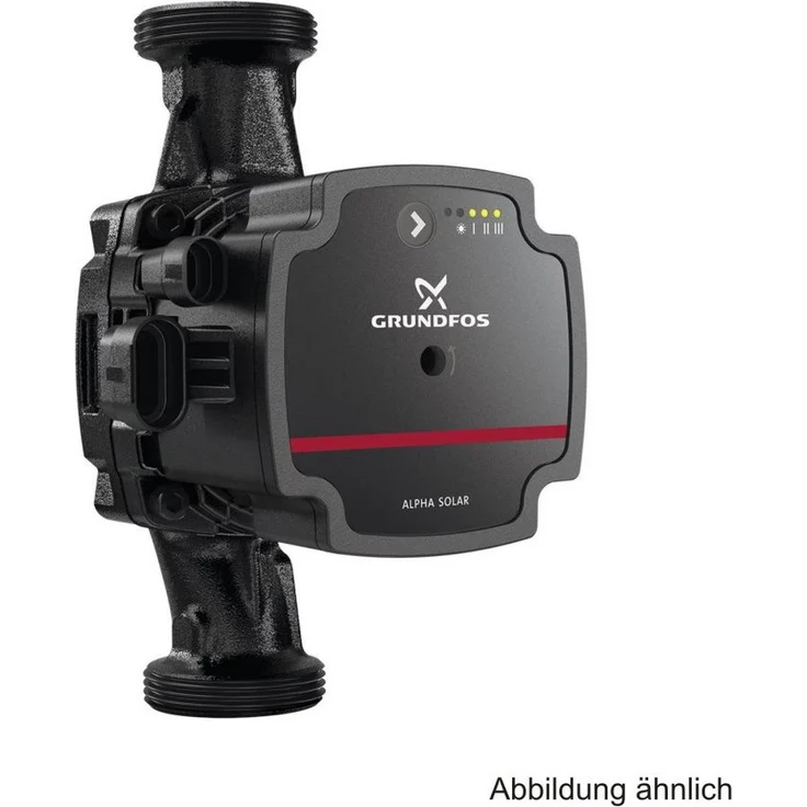 Grundfos ALPHA SOLAR 25-75 180, Hocheffizienz-Umwälzpumpe für Solarwärmeanlagen, 230 V, Rp 1" – Bild 1