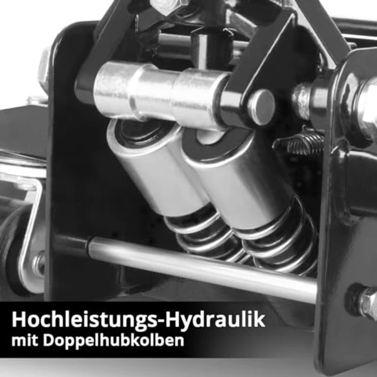 STAHLWERK Wagenheber WHB-73 ST, hydraulischer Rangierwagenheber mit 3 t Tragkraft, 73-500 mm Hubbereich, gummierte Silent-Rollen, schwarz – Bild 5