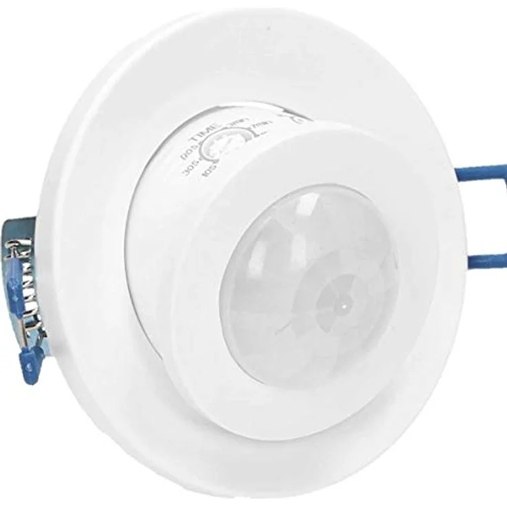 world-trading-net Bewegungsmelder 360° Infrarot Decken-Einbau, weiß, max. 800W, IP20, Unterputz – Bild 4