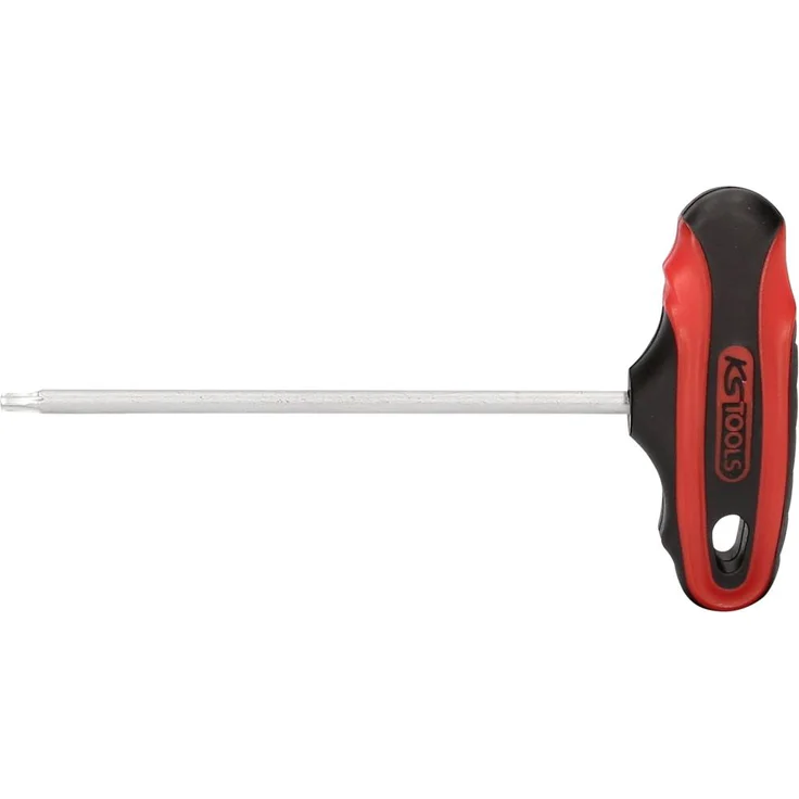 KS Tools 158.8021 Torx-Schraubendreher T 15, mit 2-Komponentengriff, durchgehend gehärtet, matt verchromt, Spezial-Werkzeugstahl – Bild 1