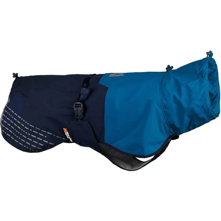 Non-stop dogwear Hundejacke FJORD RAINCOAT blue, Wind- und wasserdichter Regenmantel