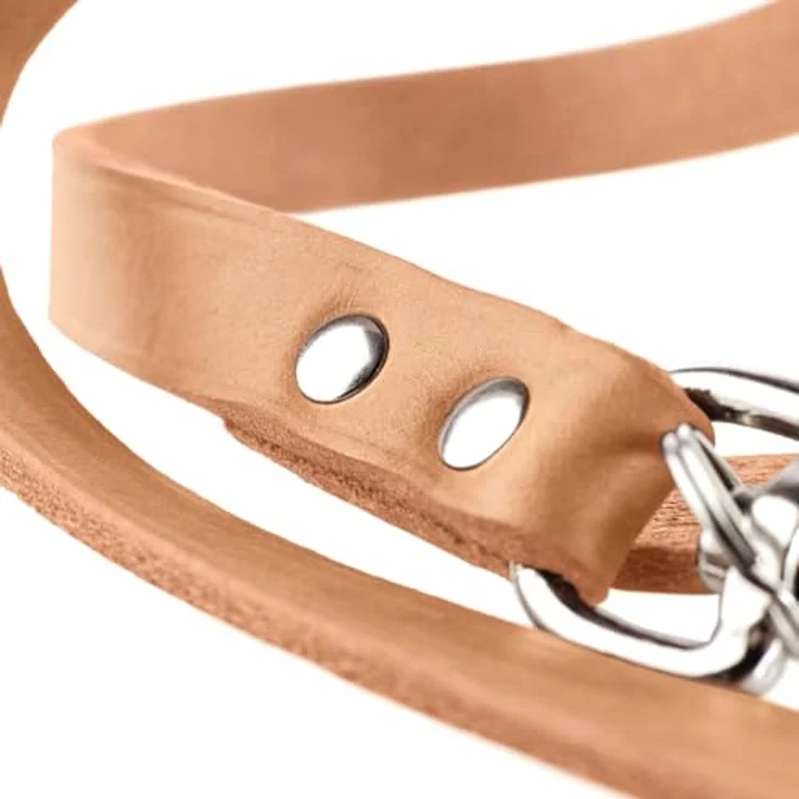 Hunter Tierbedarf Hundeleine Verstellbare Führleine Aalborg steingrau, 3-fach verstellbar aus robustem Rindsleder – Bild 4