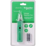 Schneider Electric - Thorsman Kontaktloser Spannungsprüfer, Kategorie 4, 2 Batterie 1,5 V AAA, 1 kV, IMT23209, grün