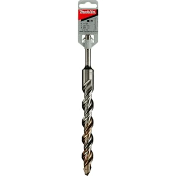 Makita HM Bohrer V-PLUS, Ø 23,0 mm, Länge 250 mm, SDS-plus, mit Zentrierspitze und 2 Power Breaker Schneidkanten – Bild 2