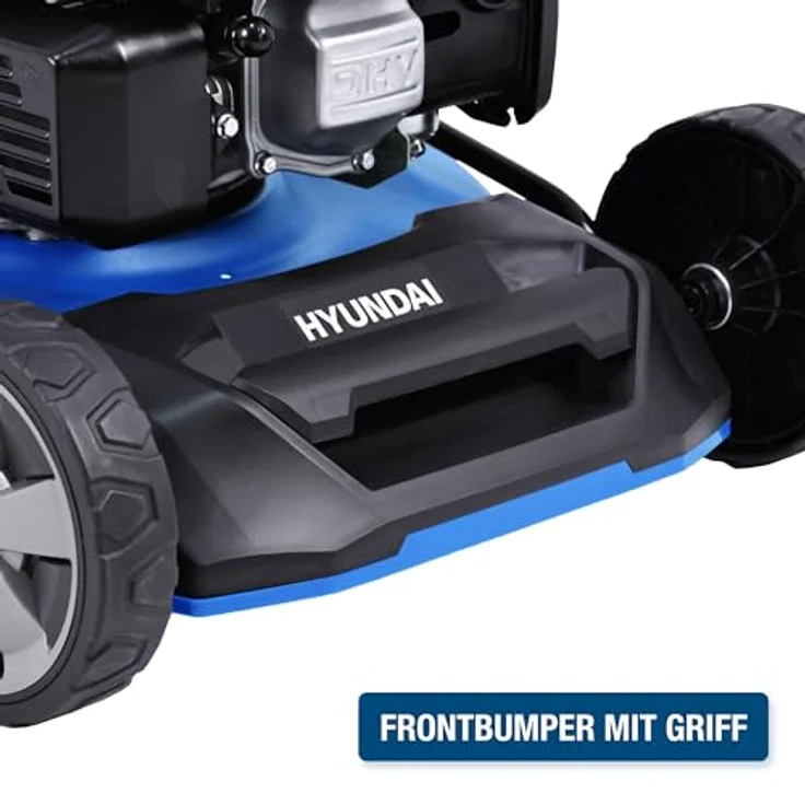 HYUNDAI Benzin-Rasenmäher LM4622G, Mulcher mit Radantrieb, 4-Takt-Motor, 46 cm Schnittbreite, 3.9 PS, 65 l Fangkorb – Bild 7