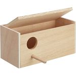 Nobby Wellensittich Nistkasten Loch Links; 28,5 x 14,0 x 14,0 cm