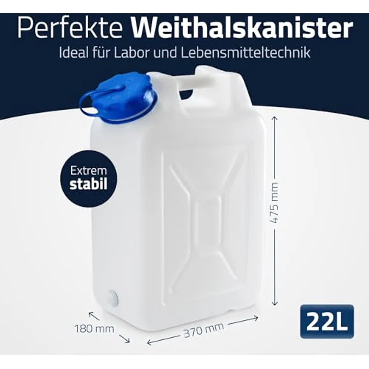 Huenersdorff Weithalskanister, 22 L – Bild 4