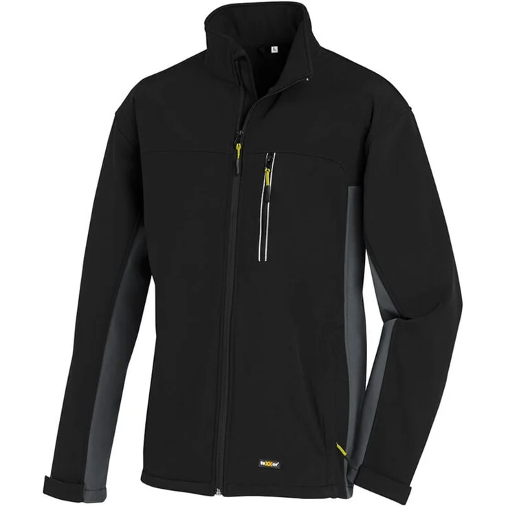 TRIZERATOP teXXor® Softshell-Jacke SKAGEN, wind- und wasserabweisend, hoch atmungsaktiv, schwarz